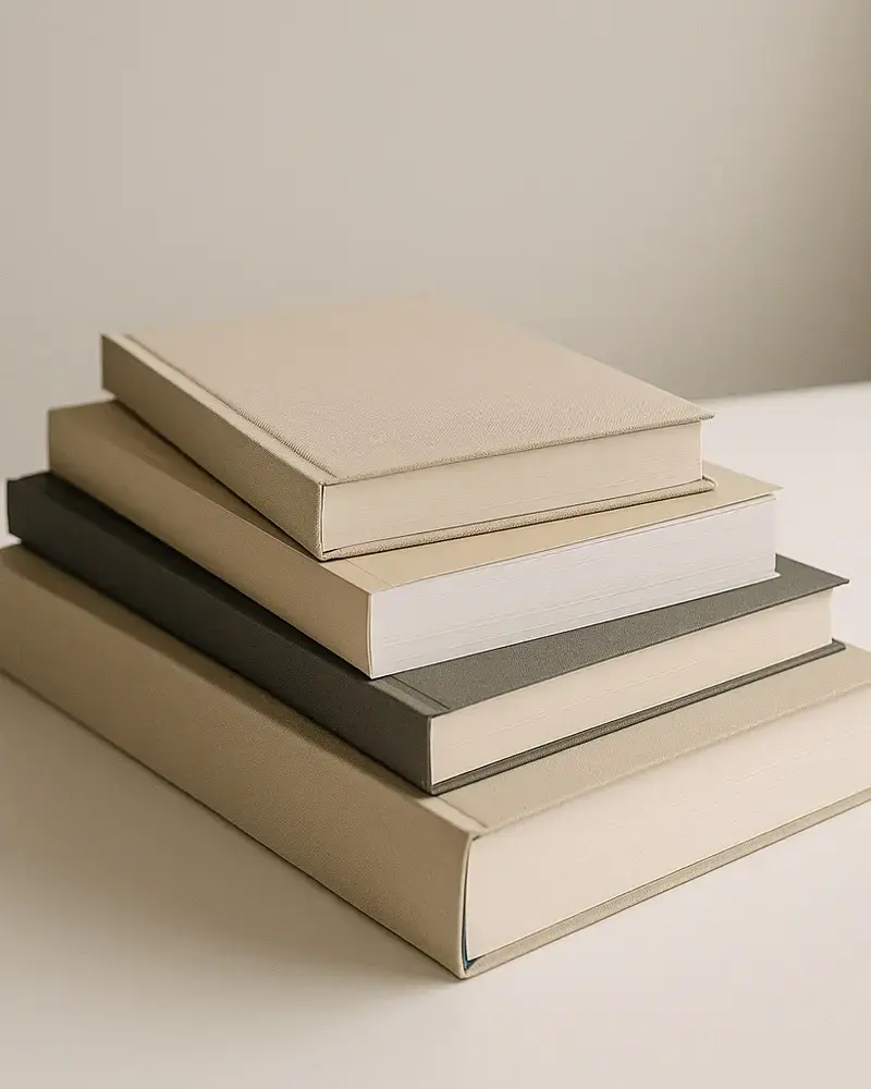 Professionelle Buchproduktion - verschiedene Formate und Bindungen