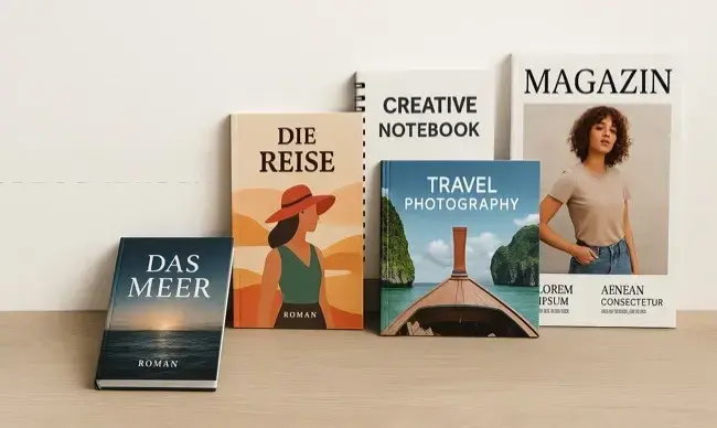Professioneller Buchdruck